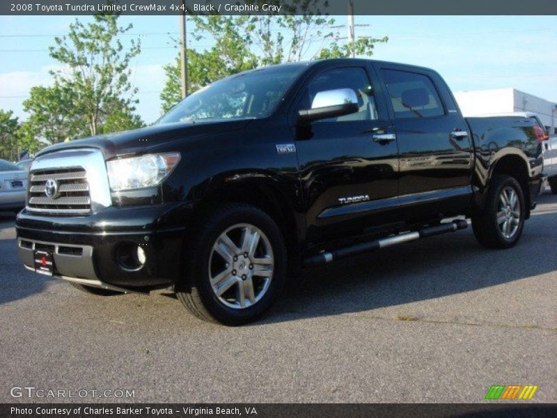 Black / Graphite Gray 2008 Toyota Tundra Limited CrewMax 4x4