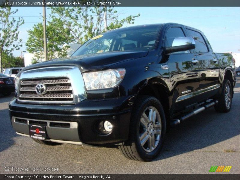 Black / Graphite Gray 2008 Toyota Tundra Limited CrewMax 4x4