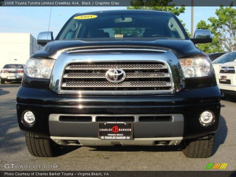 Black / Graphite Gray 2008 Toyota Tundra Limited CrewMax 4x4