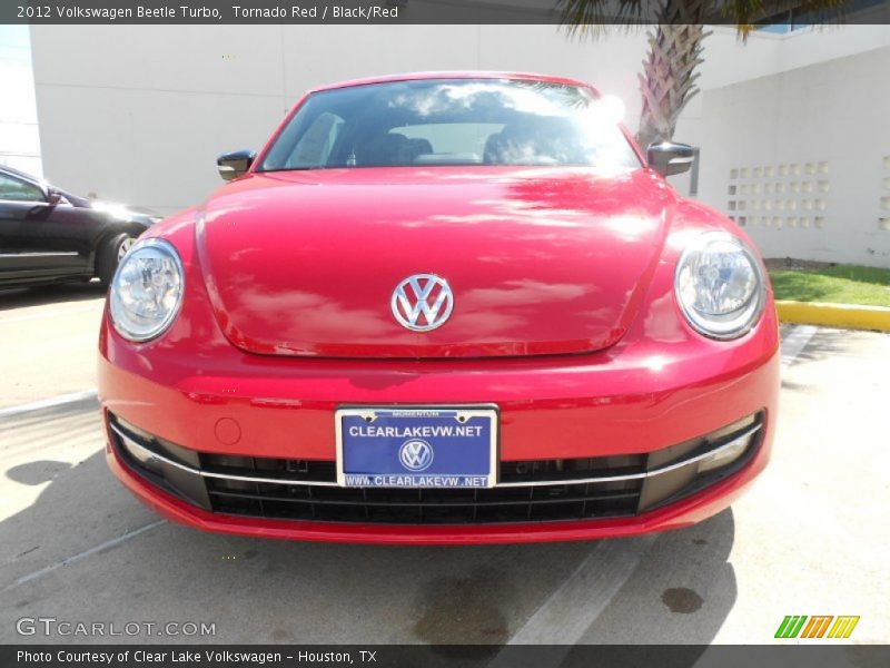 Tornado Red / Black/Red 2012 Volkswagen Beetle Turbo