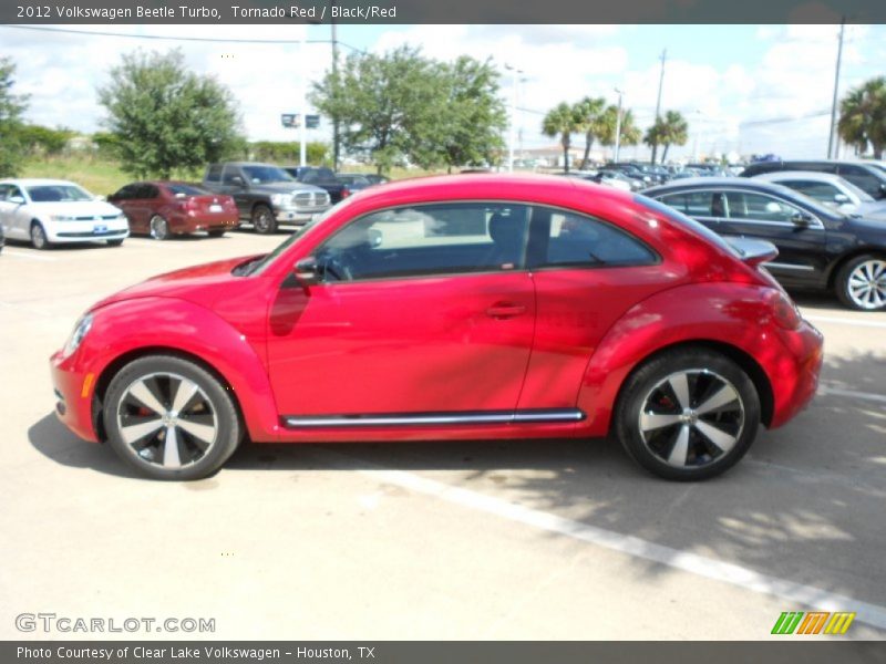 Tornado Red / Black/Red 2012 Volkswagen Beetle Turbo