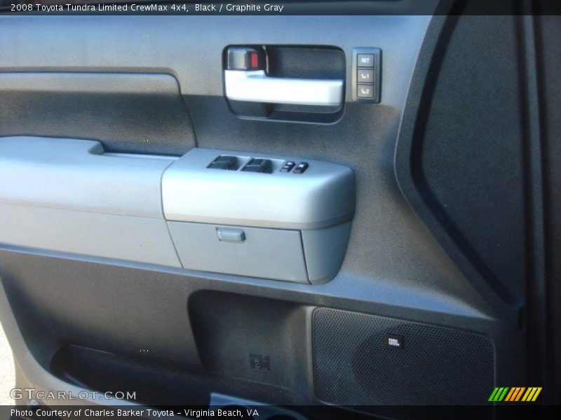 Black / Graphite Gray 2008 Toyota Tundra Limited CrewMax 4x4