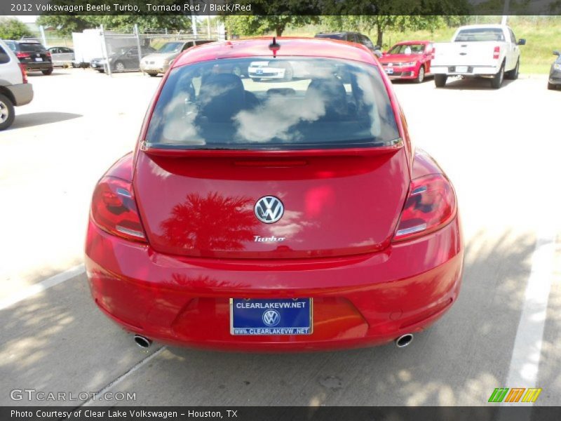 Tornado Red / Black/Red 2012 Volkswagen Beetle Turbo
