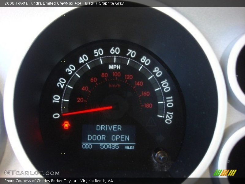 Black / Graphite Gray 2008 Toyota Tundra Limited CrewMax 4x4