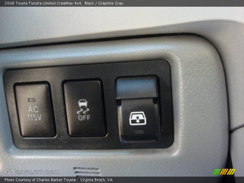 Black / Graphite Gray 2008 Toyota Tundra Limited CrewMax 4x4