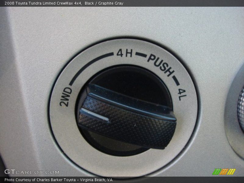 Black / Graphite Gray 2008 Toyota Tundra Limited CrewMax 4x4