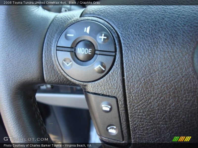 Black / Graphite Gray 2008 Toyota Tundra Limited CrewMax 4x4