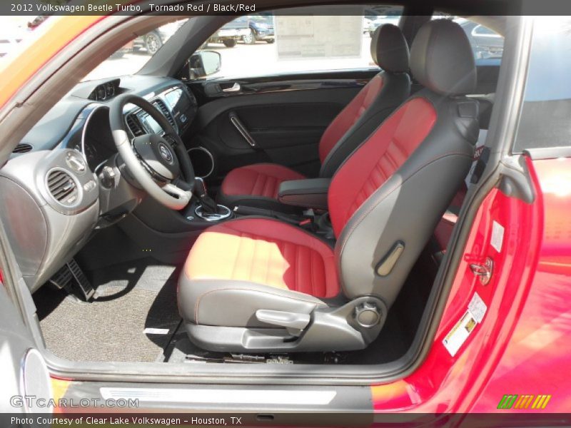  2012 Beetle Turbo Black/Red Interior