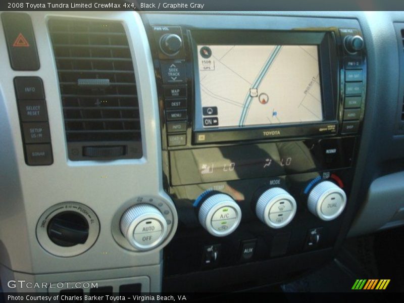 Black / Graphite Gray 2008 Toyota Tundra Limited CrewMax 4x4