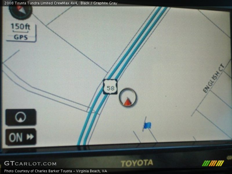 Black / Graphite Gray 2008 Toyota Tundra Limited CrewMax 4x4