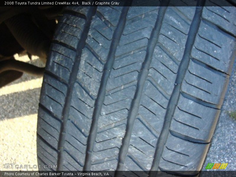 Black / Graphite Gray 2008 Toyota Tundra Limited CrewMax 4x4