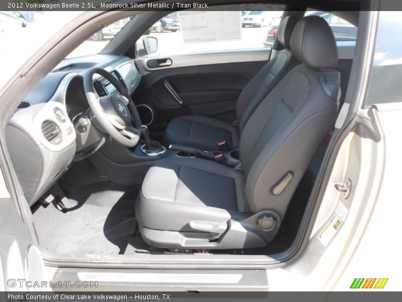 Moonrock Silver Metallic / Titan Black 2012 Volkswagen Beetle 2.5L