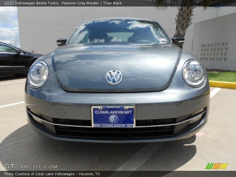 Platinum Gray Metallic / Titan Black 2012 Volkswagen Beetle Turbo