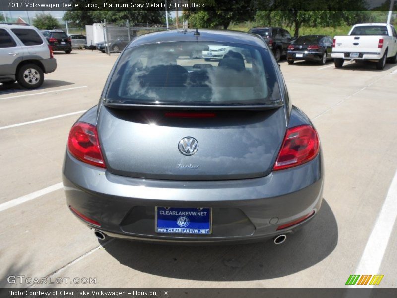 Platinum Gray Metallic / Titan Black 2012 Volkswagen Beetle Turbo