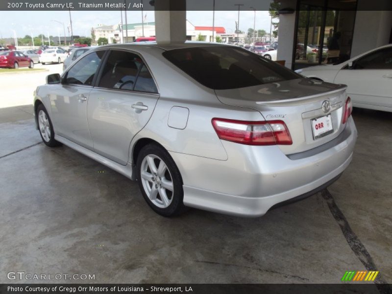 Titanium Metallic / Ash 2007 Toyota Camry LE
