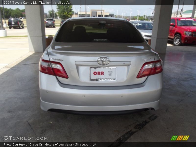 Titanium Metallic / Ash 2007 Toyota Camry LE