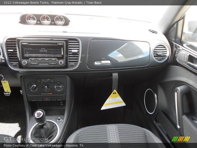 Platinum Gray Metallic / Titan Black 2012 Volkswagen Beetle Turbo