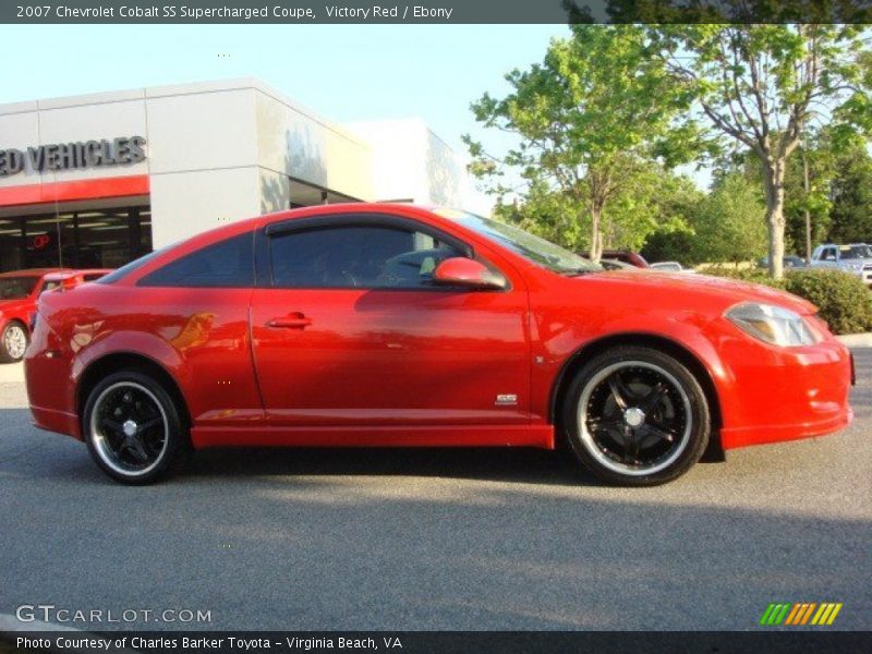 Victory Red / Ebony 2007 Chevrolet Cobalt SS Supercharged Coupe