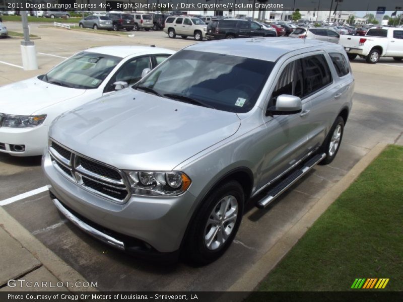 Bright Silver Metallic / Dark Graystone/Medium Graystone 2011 Dodge Durango Express 4x4