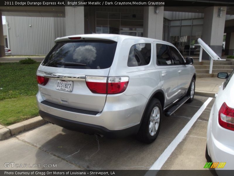 Bright Silver Metallic / Dark Graystone/Medium Graystone 2011 Dodge Durango Express 4x4