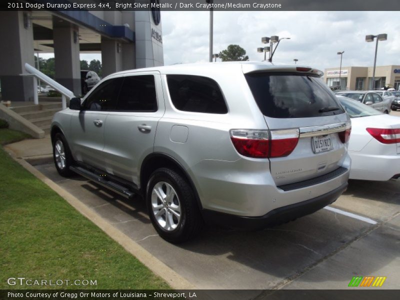 Bright Silver Metallic / Dark Graystone/Medium Graystone 2011 Dodge Durango Express 4x4