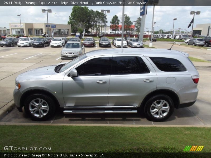 Bright Silver Metallic / Dark Graystone/Medium Graystone 2011 Dodge Durango Express 4x4