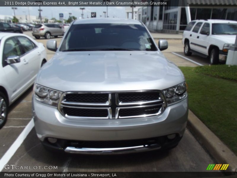 Bright Silver Metallic / Dark Graystone/Medium Graystone 2011 Dodge Durango Express 4x4