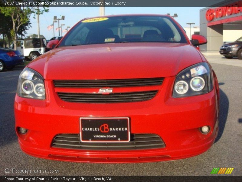 Victory Red / Ebony 2007 Chevrolet Cobalt SS Supercharged Coupe