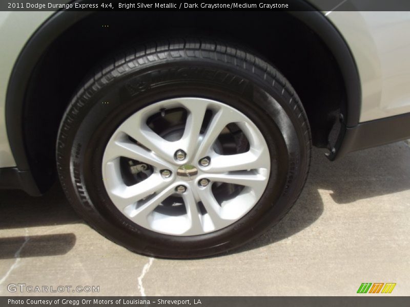 Bright Silver Metallic / Dark Graystone/Medium Graystone 2011 Dodge Durango Express 4x4