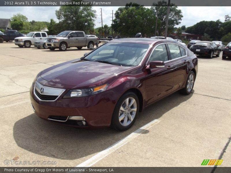 Basque Red Pearl / Parchment 2012 Acura TL 3.5 Technology