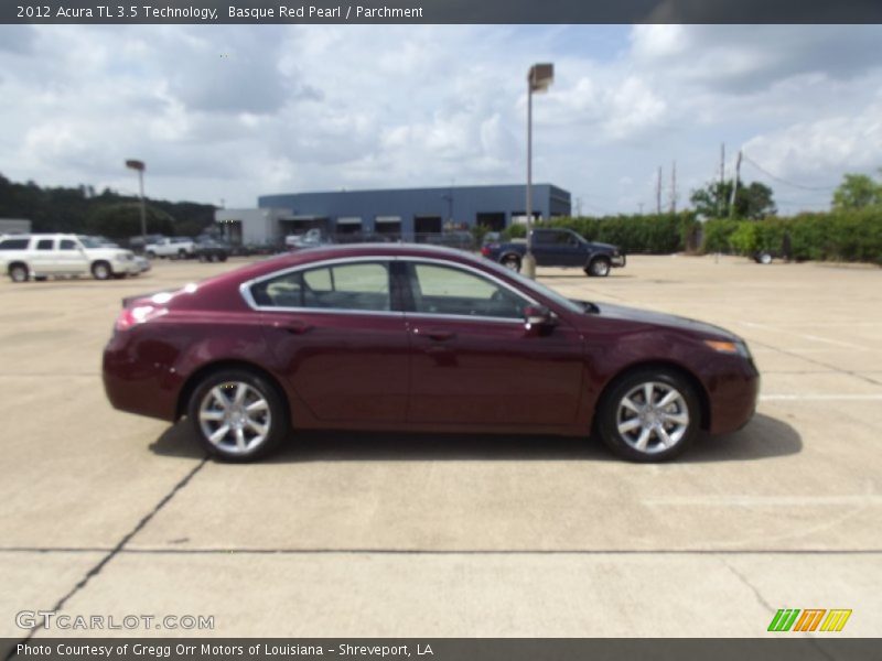 Basque Red Pearl / Parchment 2012 Acura TL 3.5 Technology