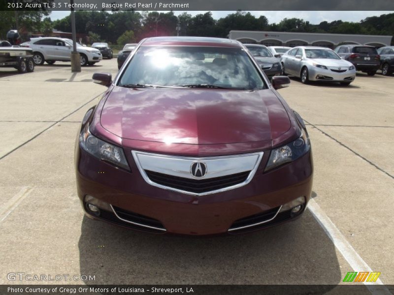 Basque Red Pearl / Parchment 2012 Acura TL 3.5 Technology