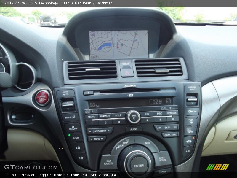 Basque Red Pearl / Parchment 2012 Acura TL 3.5 Technology