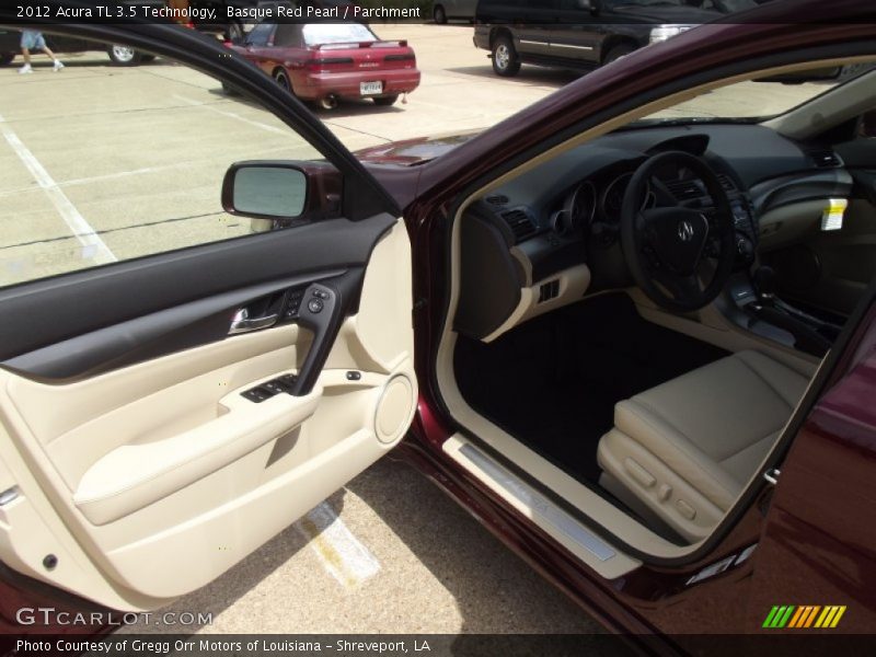 Basque Red Pearl / Parchment 2012 Acura TL 3.5 Technology