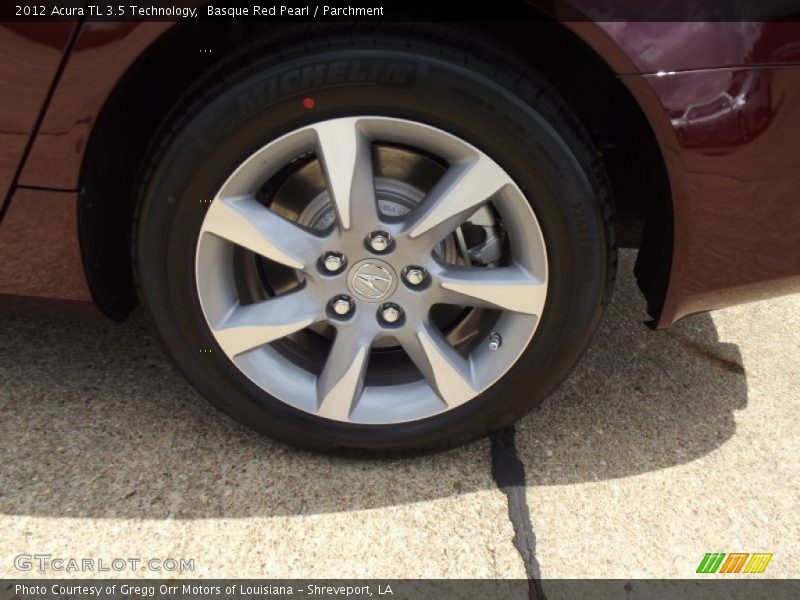 Basque Red Pearl / Parchment 2012 Acura TL 3.5 Technology