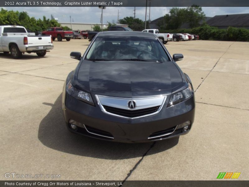 Graphite Luster Metallic / Taupe 2012 Acura TL 3.5 Technology