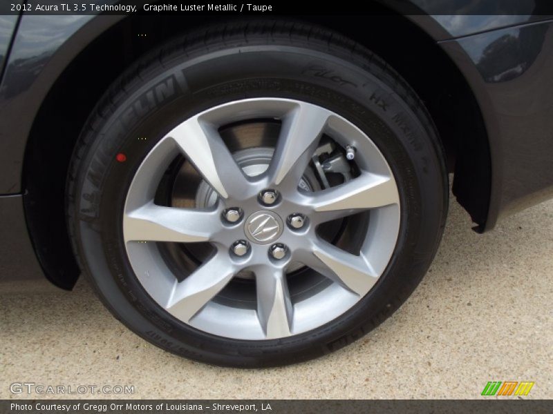 Graphite Luster Metallic / Taupe 2012 Acura TL 3.5 Technology