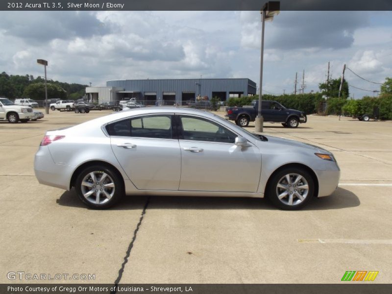 Silver Moon / Ebony 2012 Acura TL 3.5