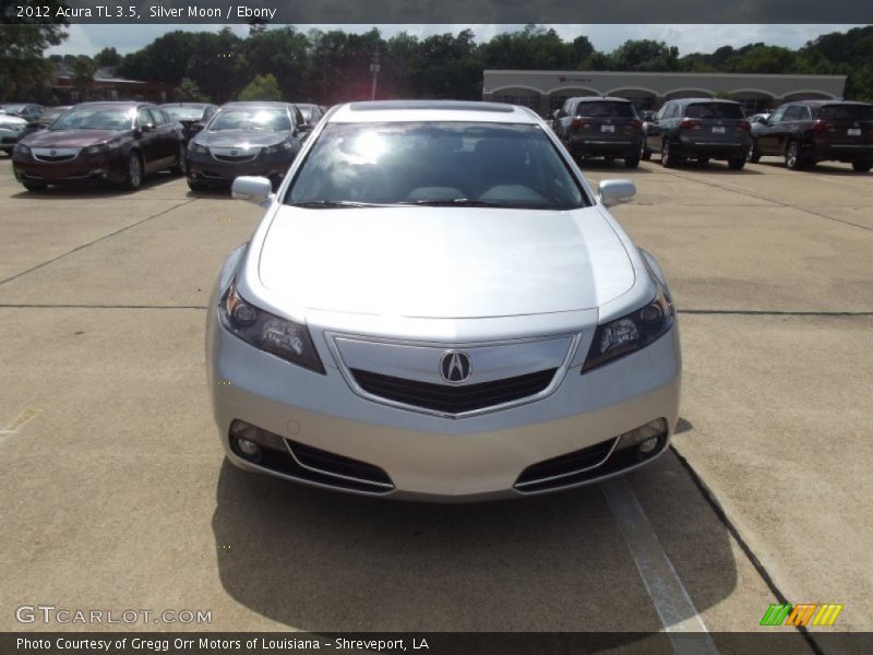 Silver Moon / Ebony 2012 Acura TL 3.5
