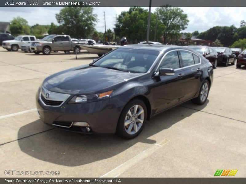Graphite Luster Metallic / Ebony 2012 Acura TL 3.5