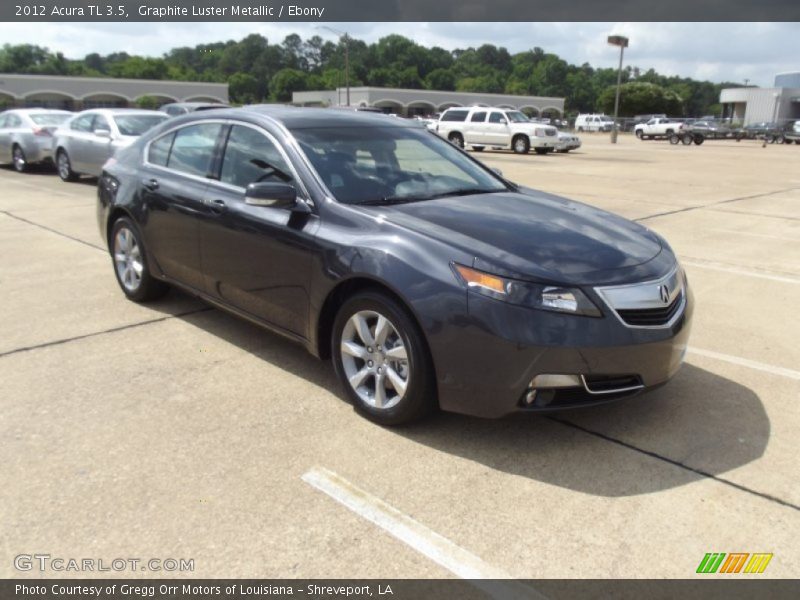 Graphite Luster Metallic / Ebony 2012 Acura TL 3.5