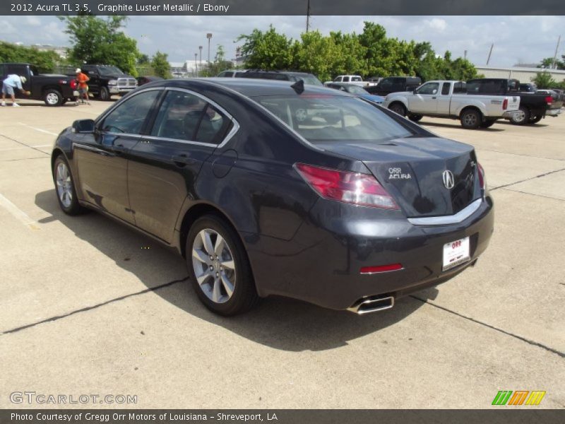 Graphite Luster Metallic / Ebony 2012 Acura TL 3.5