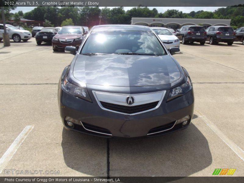 Graphite Luster Metallic / Ebony 2012 Acura TL 3.5