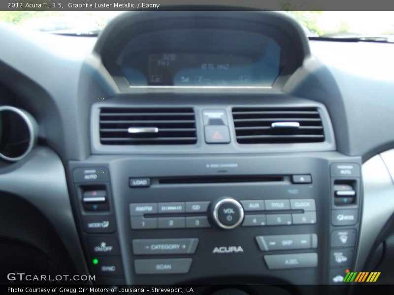 Graphite Luster Metallic / Ebony 2012 Acura TL 3.5