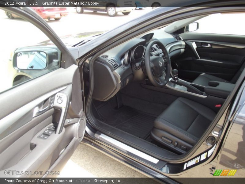 Graphite Luster Metallic / Ebony 2012 Acura TL 3.5