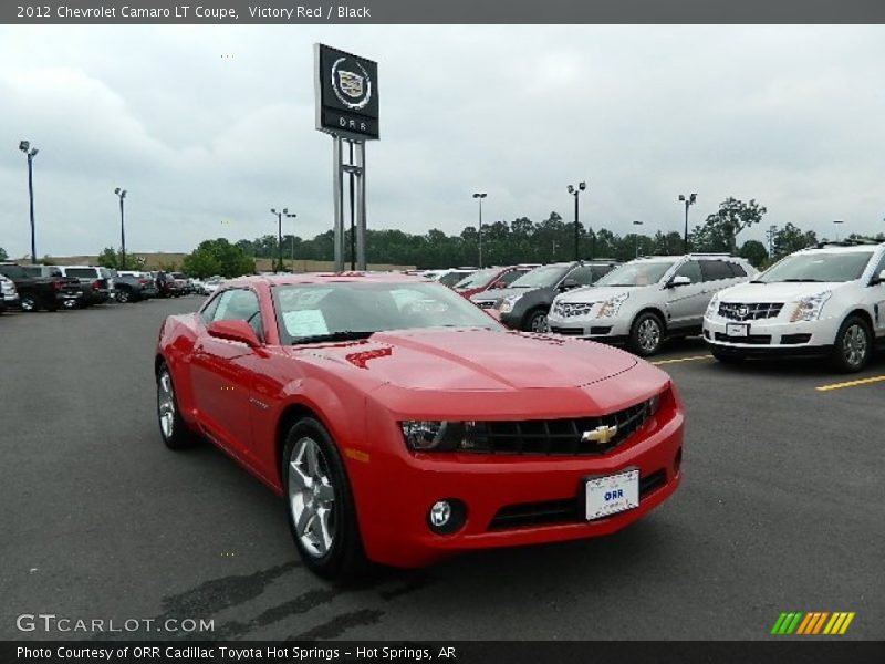 Victory Red / Black 2012 Chevrolet Camaro LT Coupe