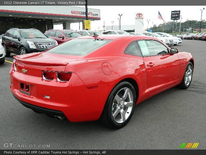 Victory Red / Black 2012 Chevrolet Camaro LT Coupe
