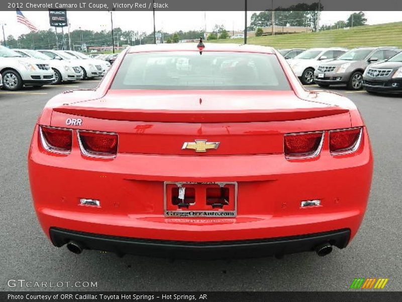 Victory Red / Black 2012 Chevrolet Camaro LT Coupe