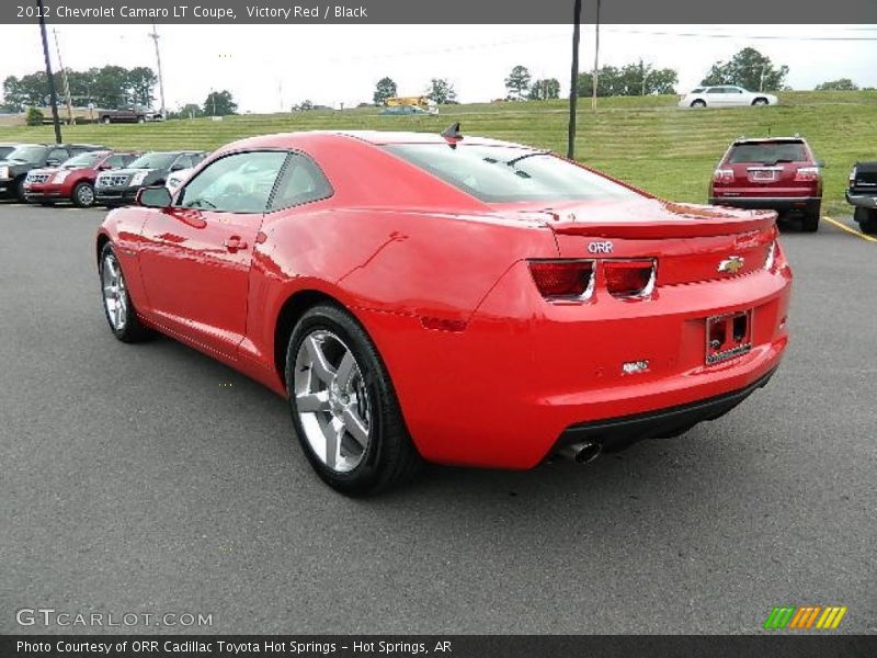 Victory Red / Black 2012 Chevrolet Camaro LT Coupe