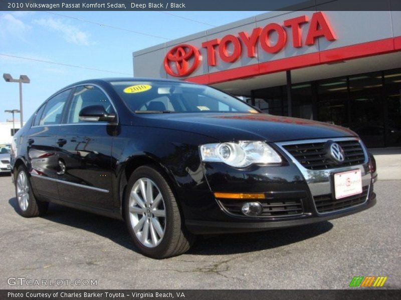 Deep Black / Black 2010 Volkswagen Passat Komfort Sedan